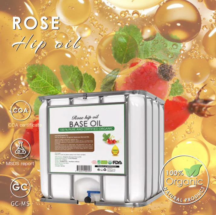 Cold-Pressed Rosehip Oil for Aromatherapy Skincare